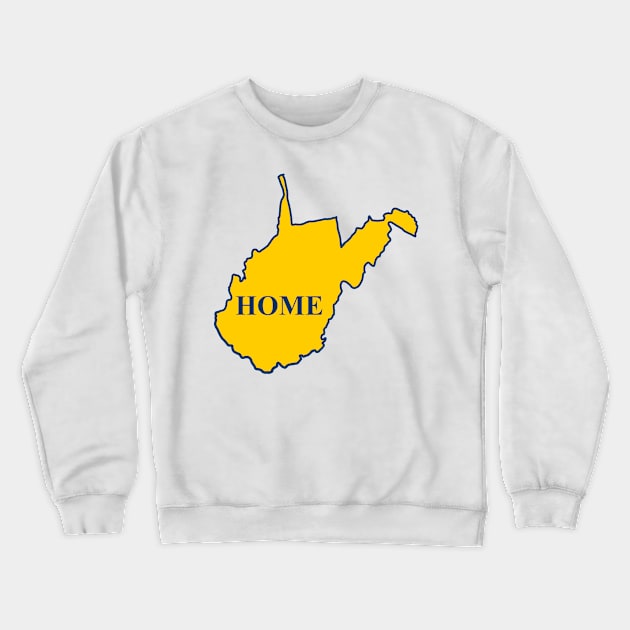 West Virginia Home Crewneck Sweatshirt by DarkwingDave